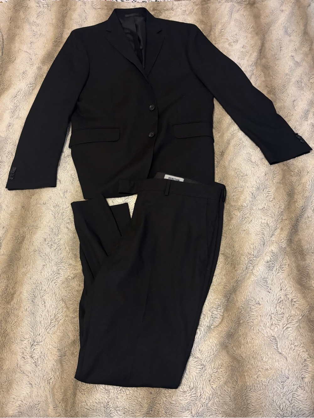 Kenneth Cole Reaction Black Suit